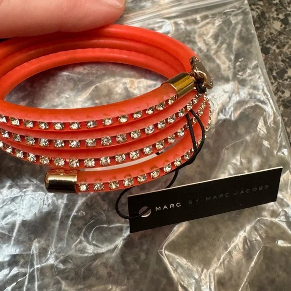 Marc By Marc Jacobs Orange Bracelet with Gold Accents - Picture 4 of 4